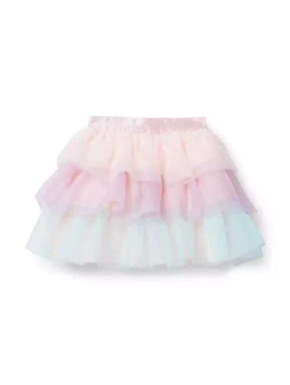Janie and Jack Girl’s Tiered Tulle Skirt size 10